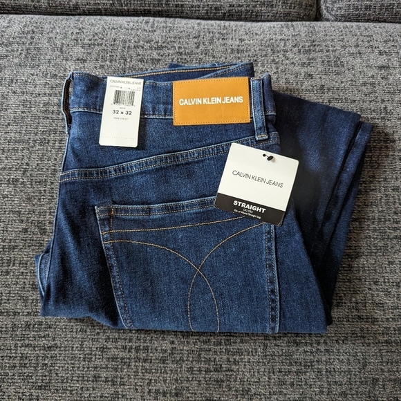 Calvin Klein Straight Leg Jeans 32 X 32 - Picture 3 of 7